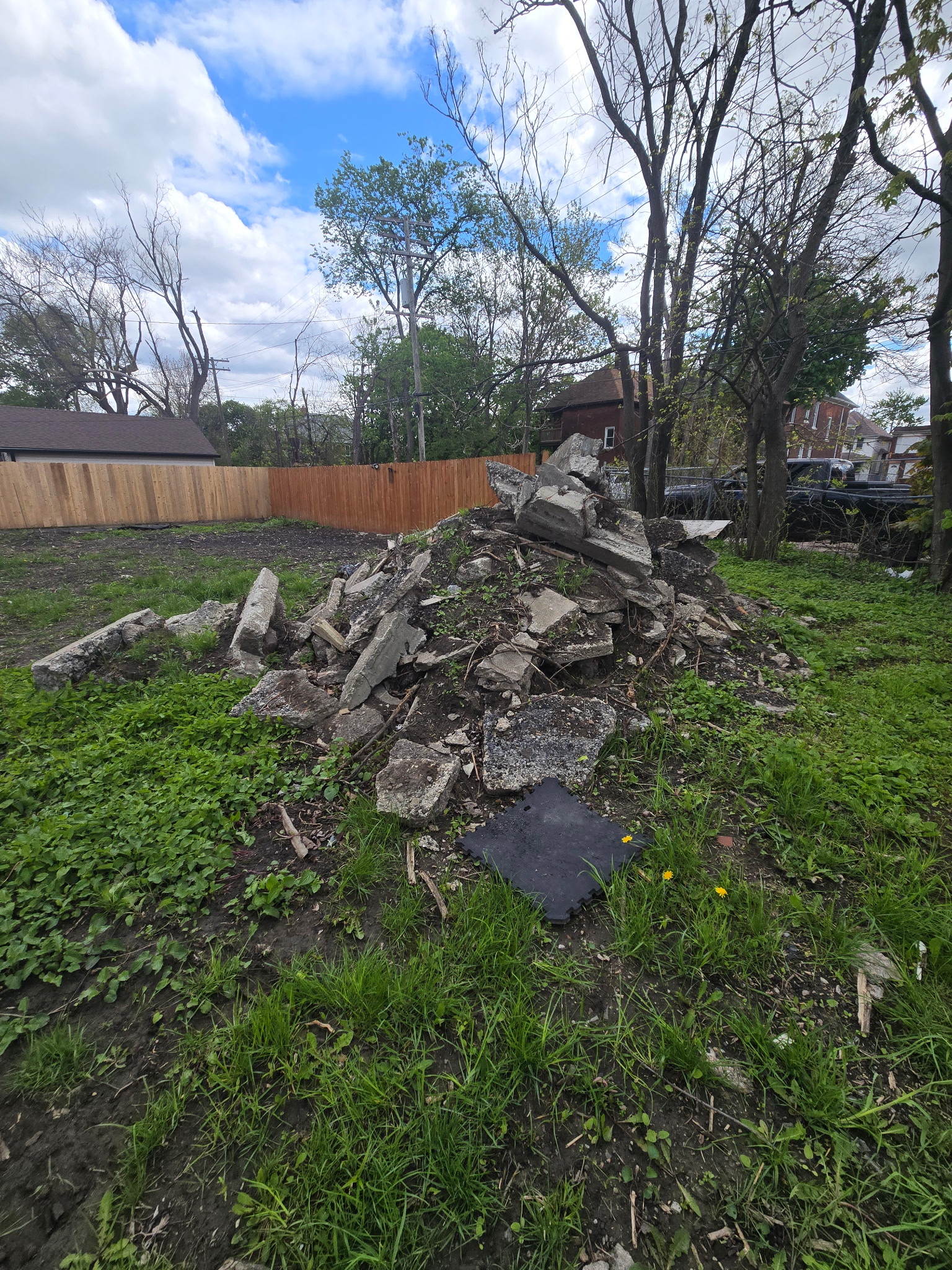 Land clearing job