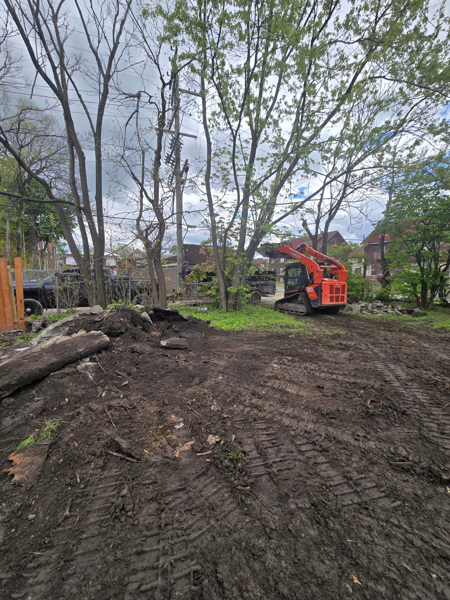 Land clearing job